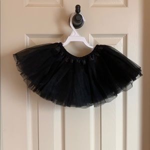 Black toddler tutu. Size 6-24mo